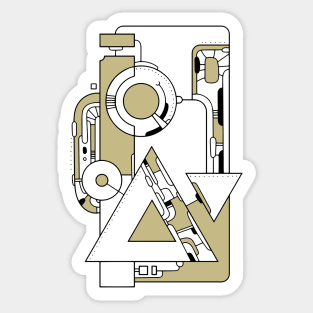 Geometric Abstraction 2 Sticker